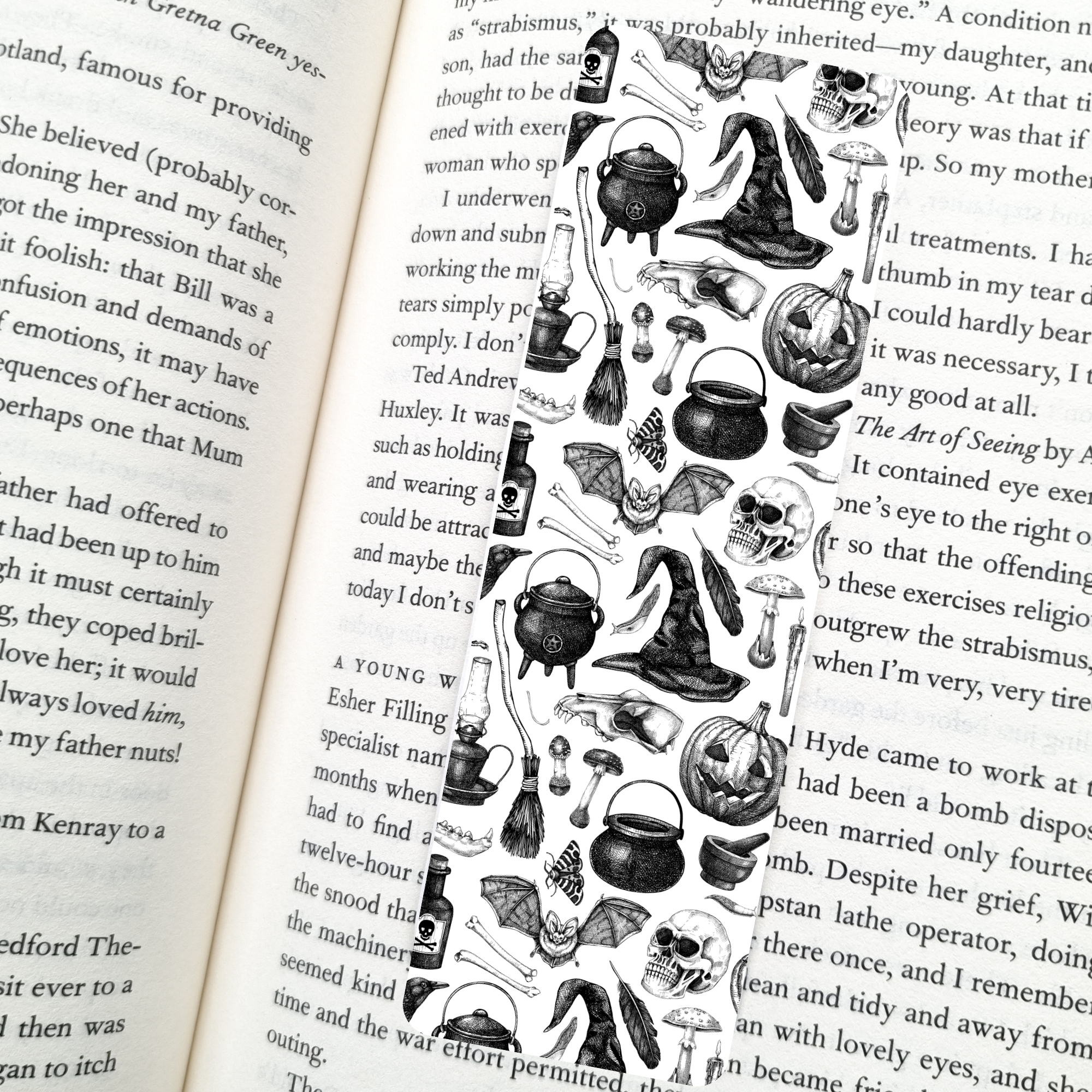 Halloween Apothecary | Soft Matte Laminated Bookmark
