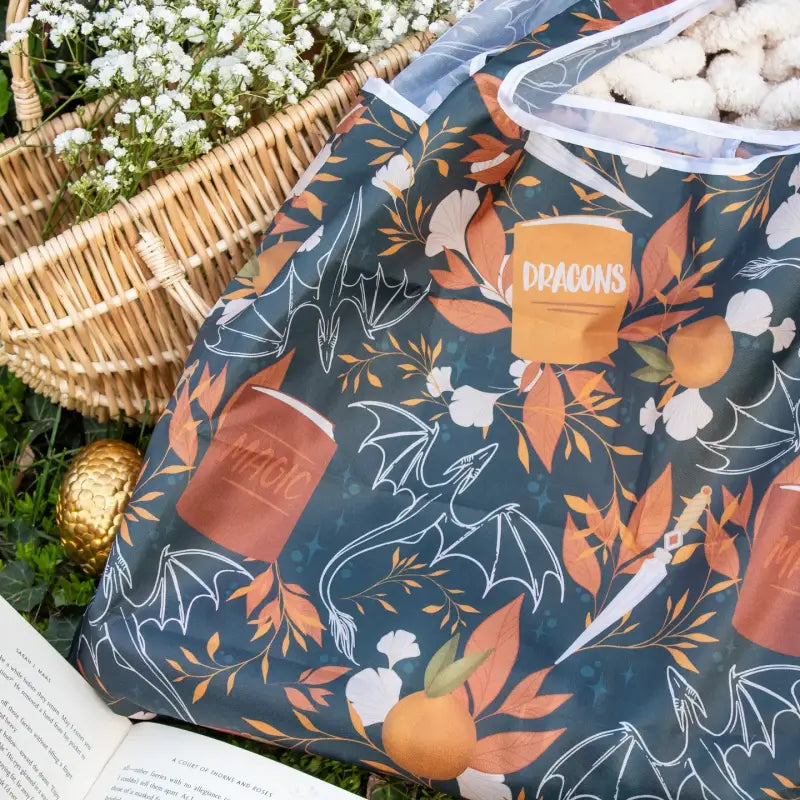 Dragons Grove Foldable Tote Bag