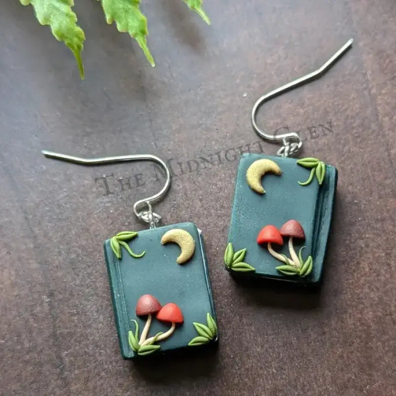Mushroom Book Dangles