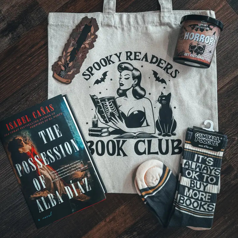 Spooky Reader’s Book Club Tote Bag