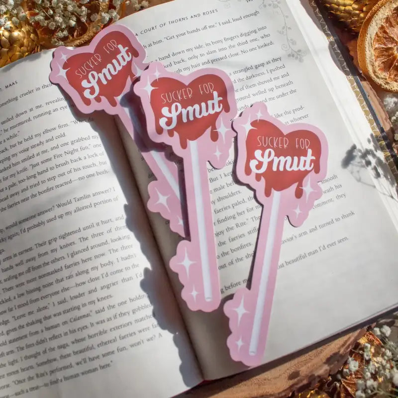 Sucker For Smut Bookmark | Soft Touch