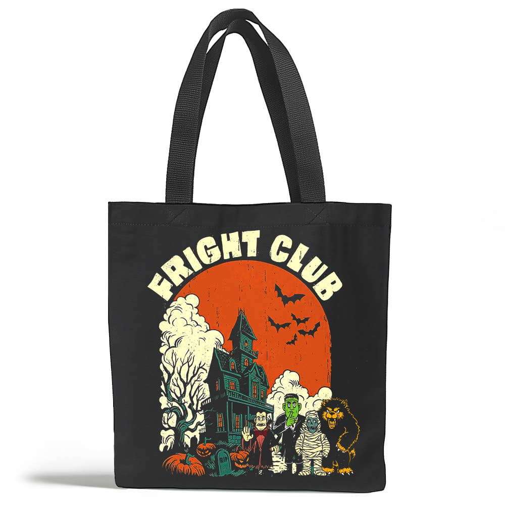 Fright Club Spooky Monsters Tote Bag