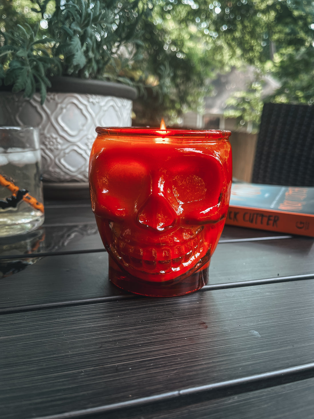 Citronella Skull Candle