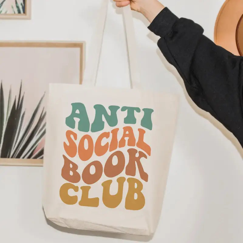 Anti-Social Book Club Tote Bag