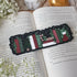 Christmas Bookshelf Die Cut Bookmark | Soft Touch