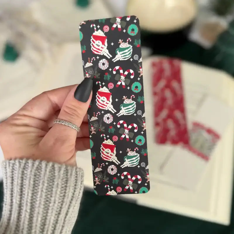 Christmas Skeleton Bookmark