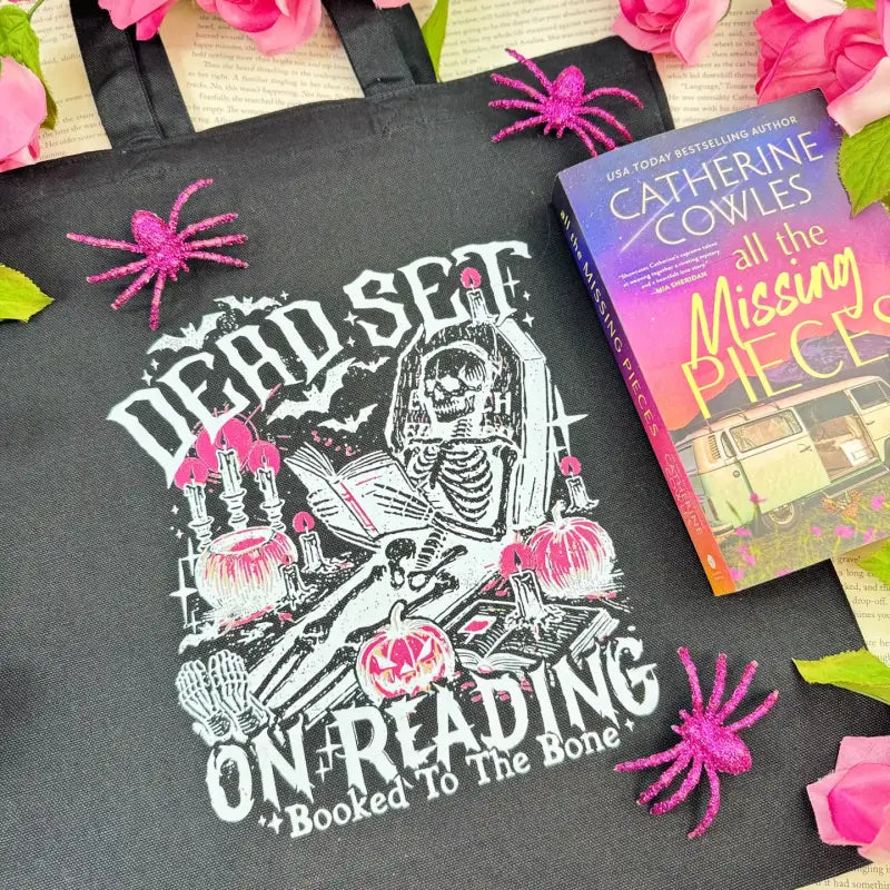 Dead Set On Reading Tote Bag