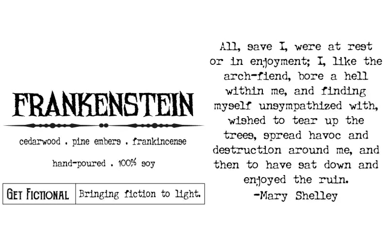 Frankenstein - Get Fictional