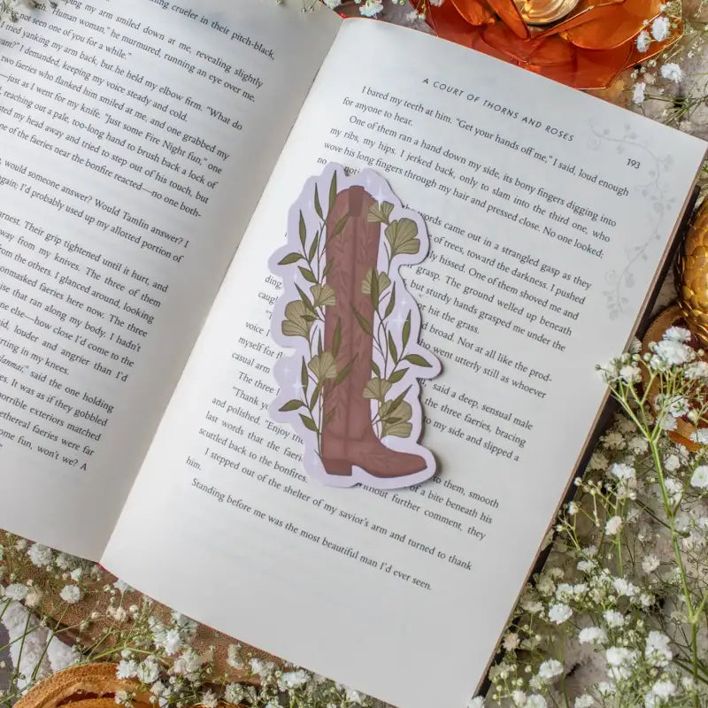 Mini Cowboy Boot Bookmark | Soft Touch