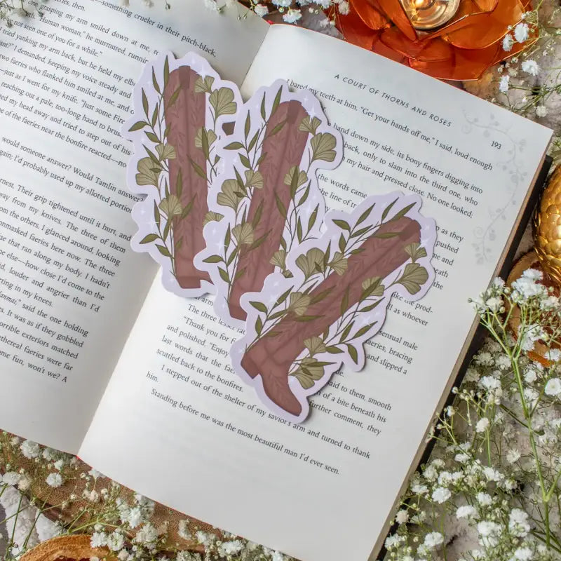 Mini Cowboy Boot Bookmark | Soft Touch