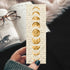 Moon Phases Handmade Bookmark
