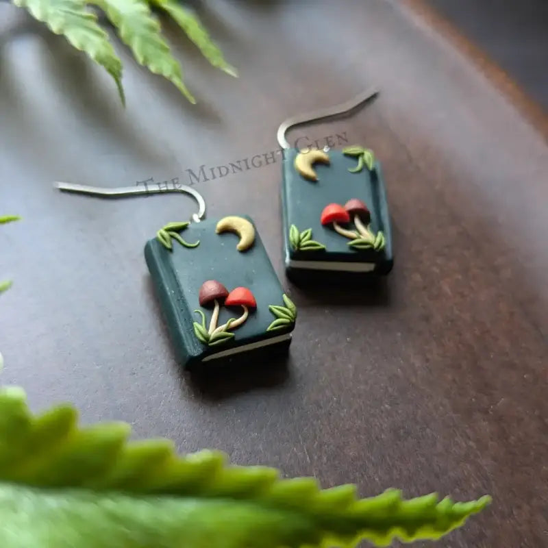 Mushroom Book Dangles