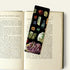 Mystic Crystals Double-Sided Bookmark with Vintage Marbling