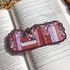 Romance Bookshelf Die Cut Bookmark | Soft Touch