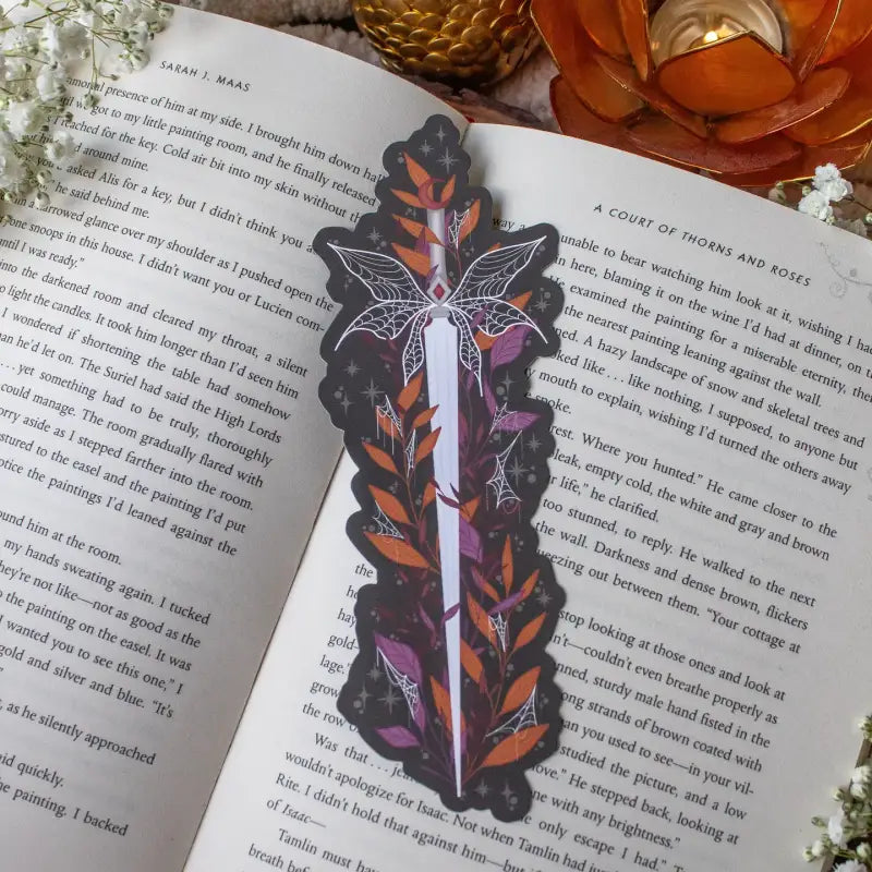 Spooky Faerie Dagger Halloween Die-Cut Bookmark