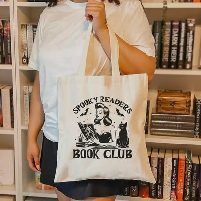 Spooky Reader’s Book Club Tote Bag
