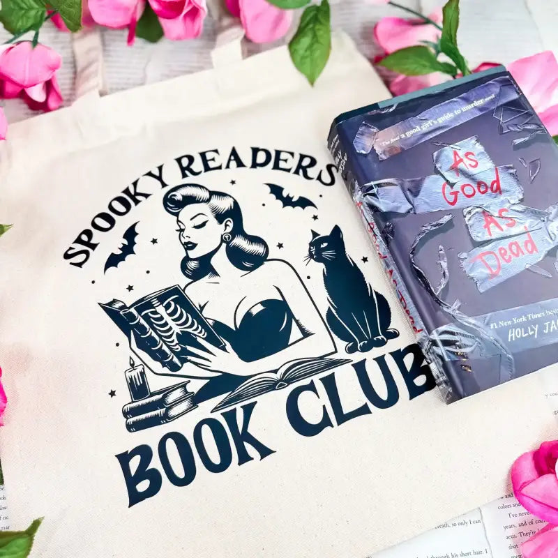 Spooky Reader’s Book Club Tote Bag