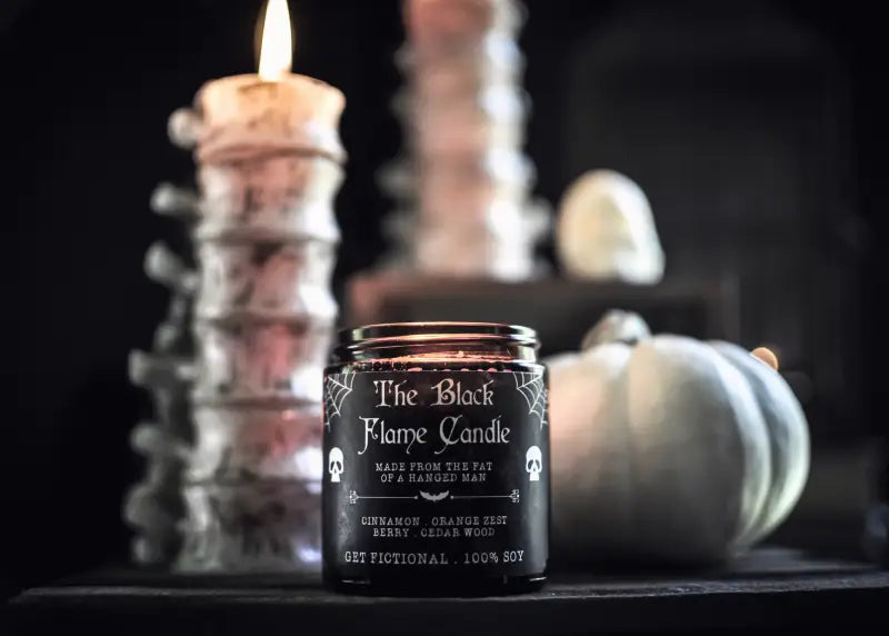 The Black Flame Candle - Soy Candle