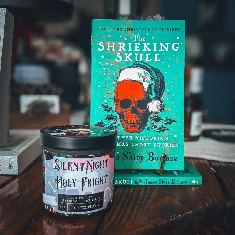 The Shrieking Skull by James Skipp Borlase + Silent Night. Holy Fright. Candle