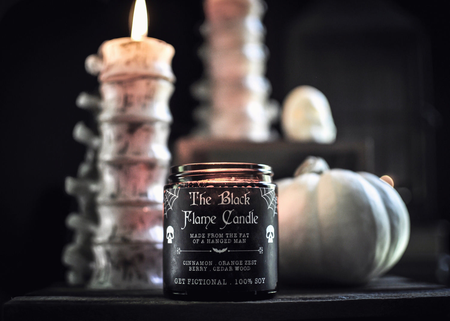 The Black Flame Candle