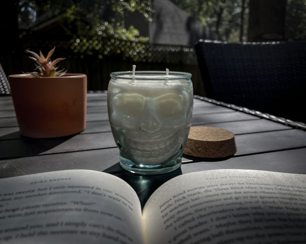 Citronella Skull Candle